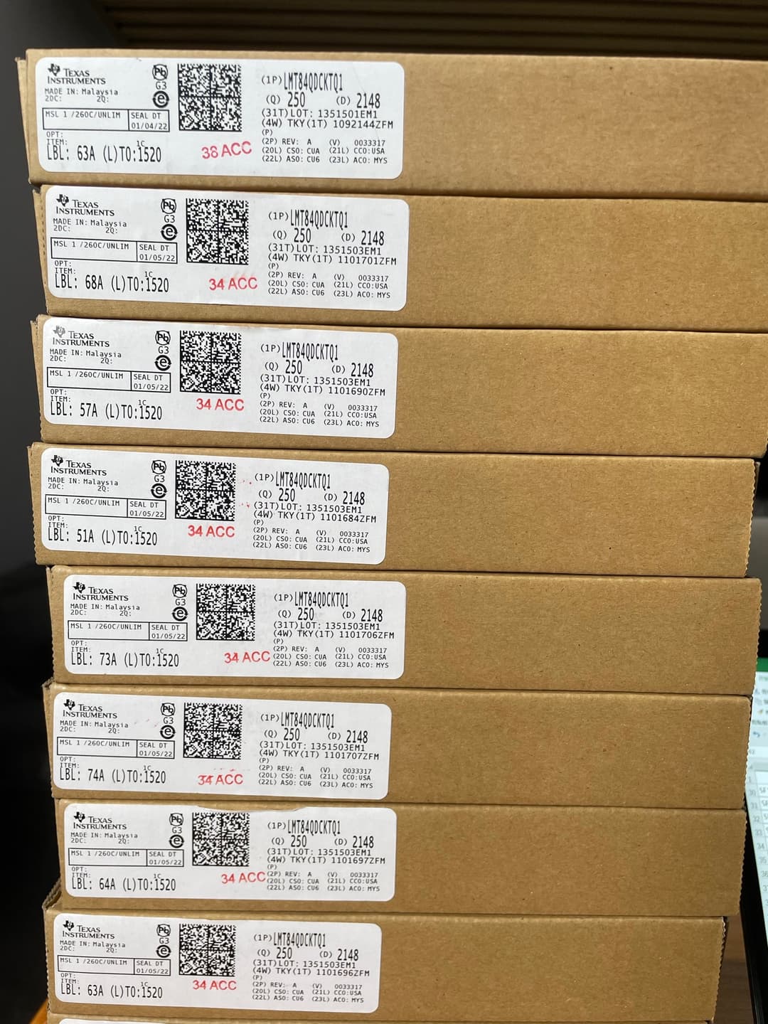 LMT84QDCKTQ1 electronic component